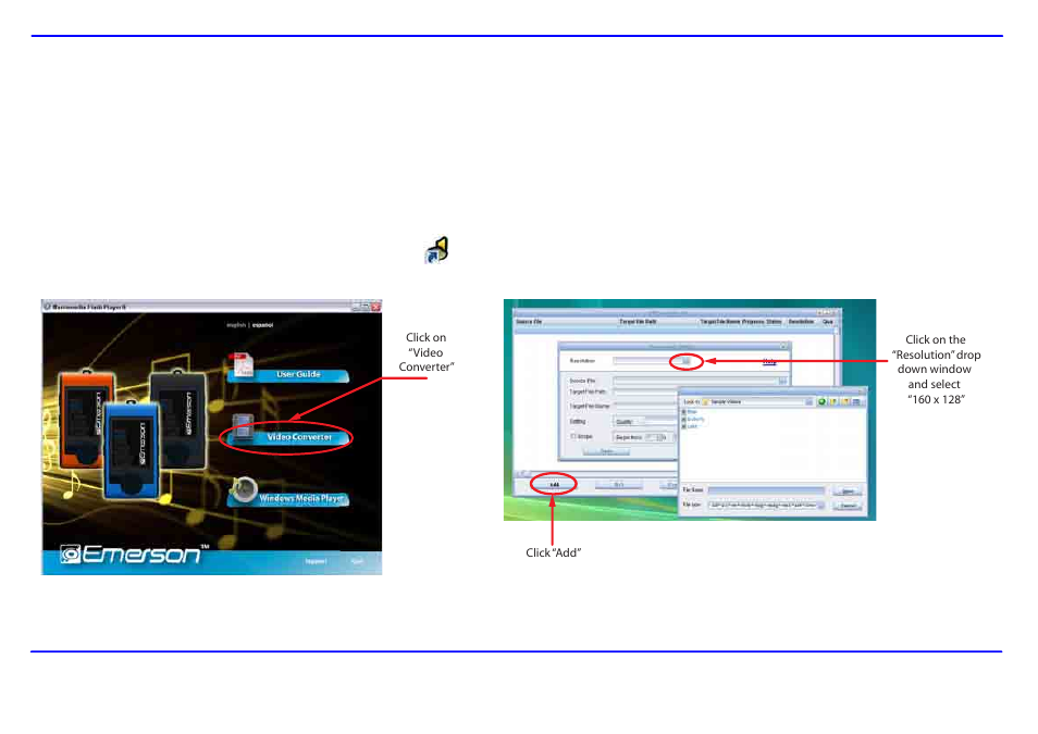 Creating avi videos | Emerson MP3 MUSIC & VIDEO PLAYER EMP517-2 User Manual | Page 22 / 35