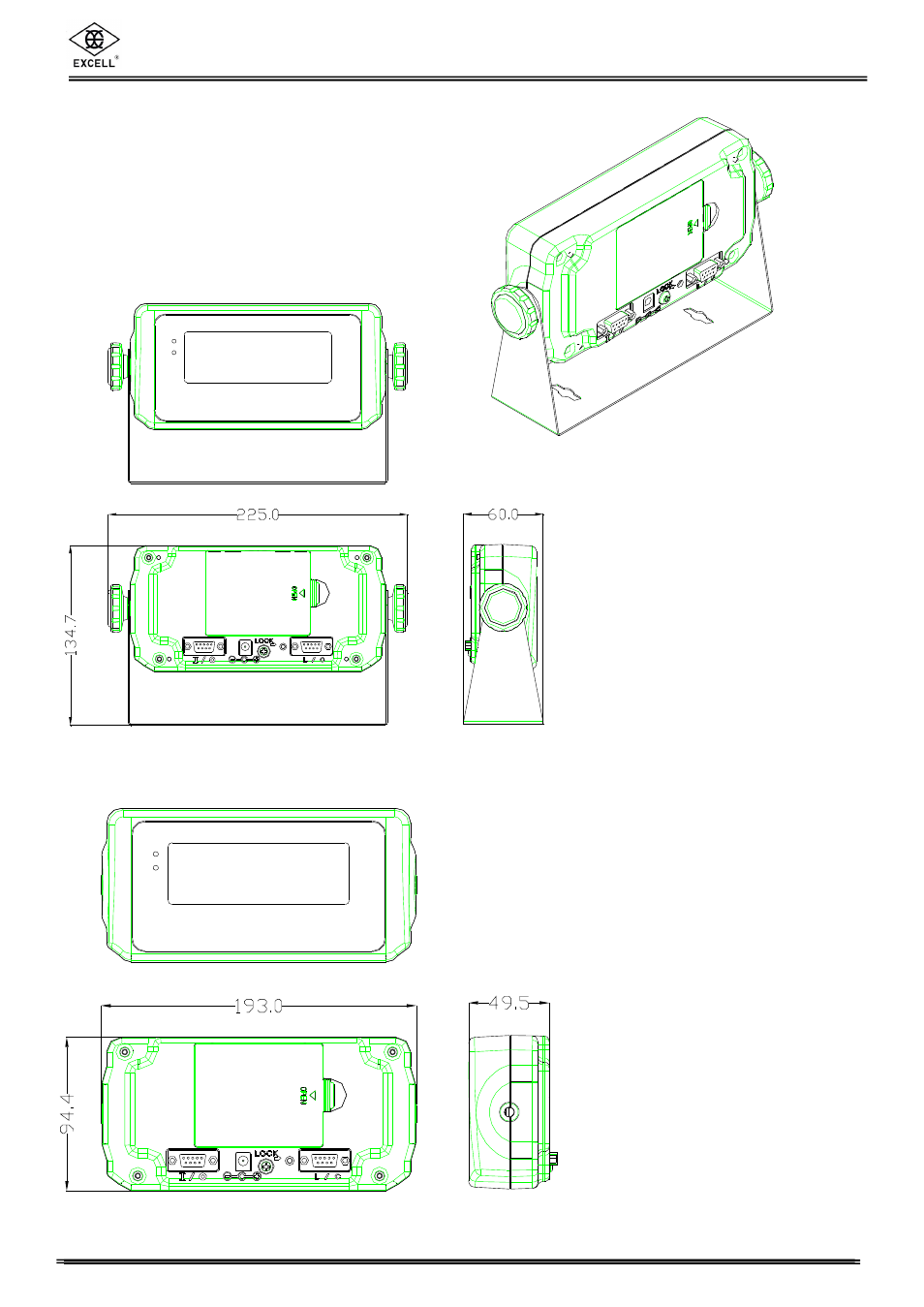 2 dimension, Excell precision co., ltd | Excell Precision FM User Manual | Page 11 / 36