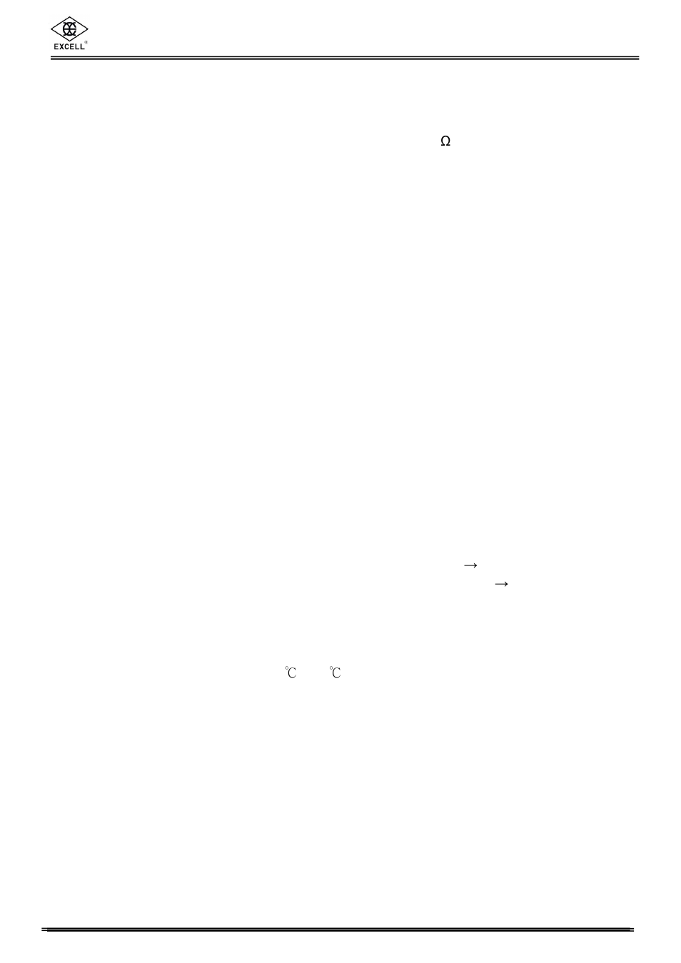 2 specification | Excell Precision FM User Manual | Page 6 / 36