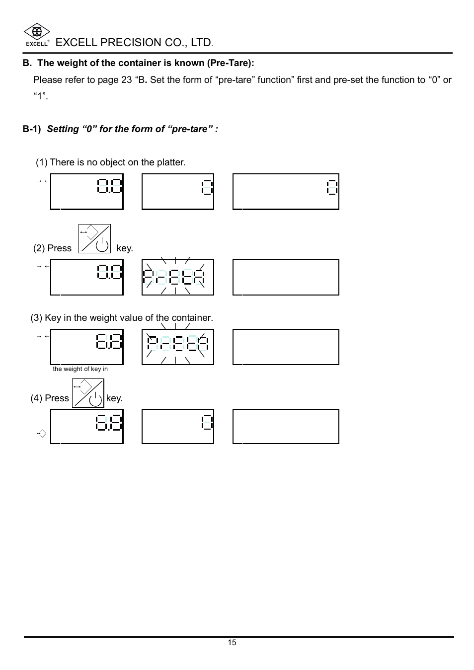 Excell precision co., ltd | Excell Precision High Precesion Counting Scale User Manual | Page 17 / 31