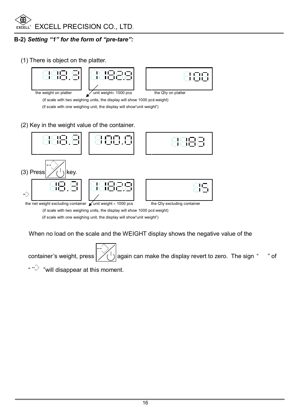 Excell precision co., ltd | Excell Precision High Precesion Counting Scale User Manual | Page 18 / 31