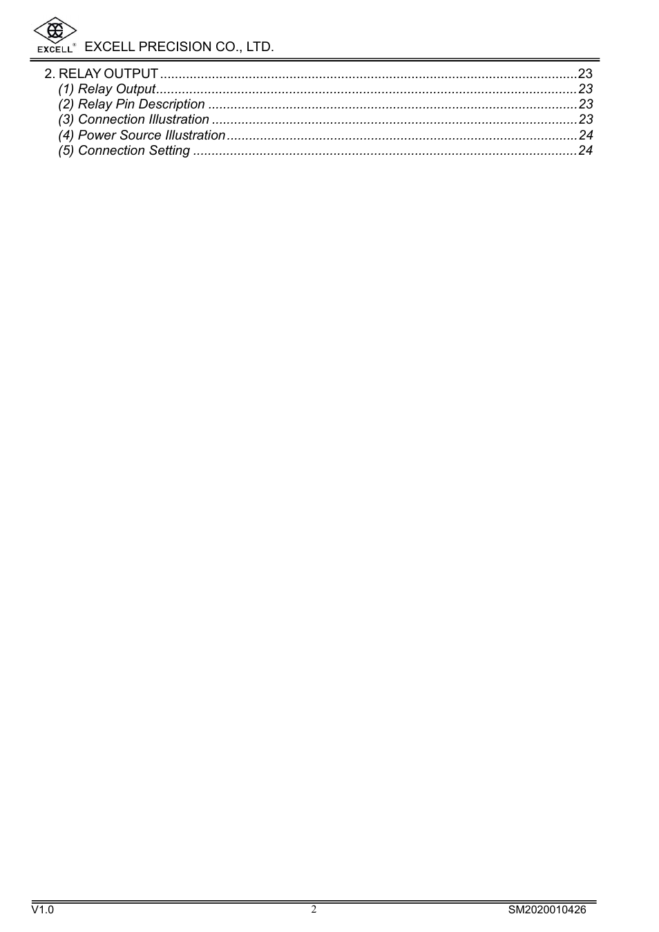 Excell Precision DIGITAL HIGH PRECISION WEIGHING SCALES User Manual | Page 4 / 26