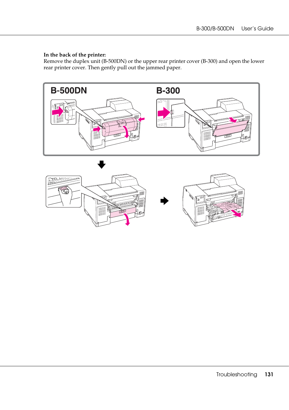 Epson B 500DN User Manual | Page 131 / 168