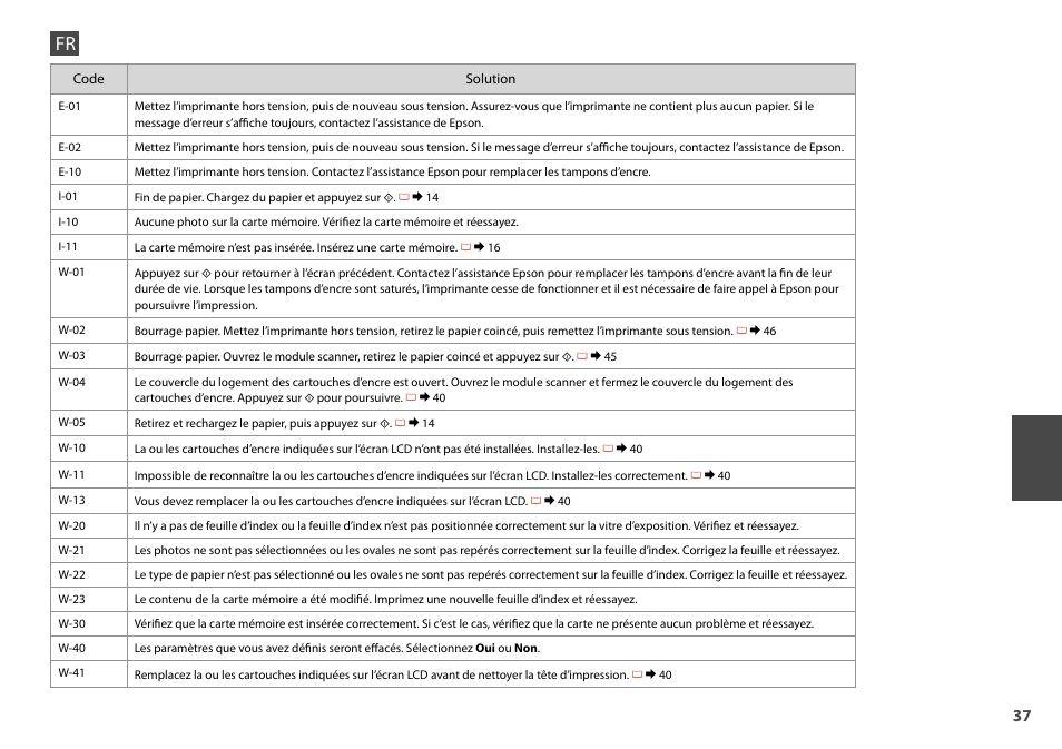 Epson Stylus TX210 series User Manual | Page 37 / 52