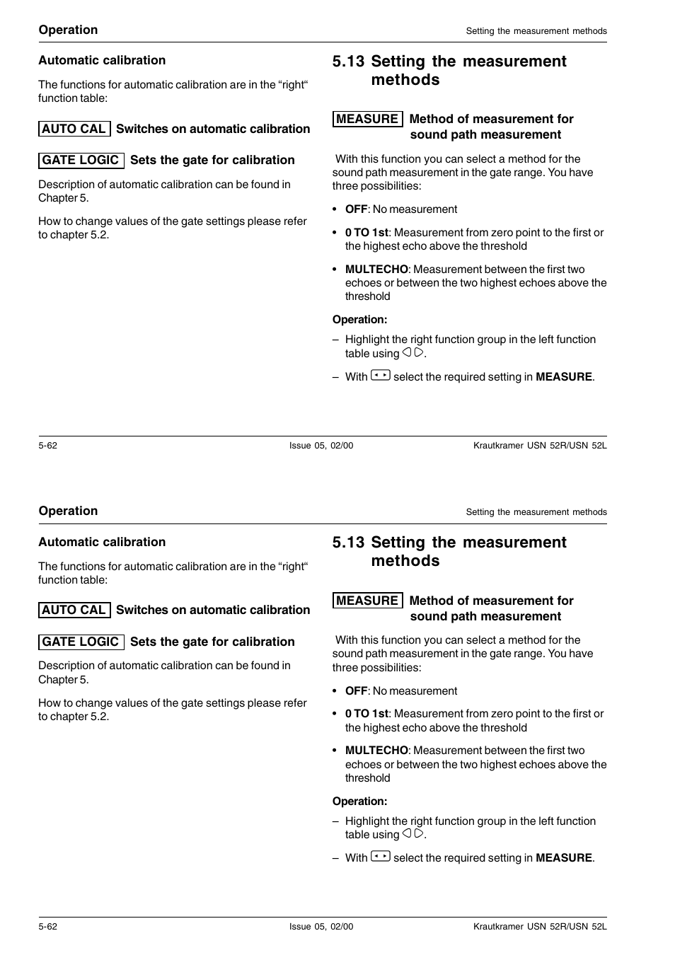 13 setting the measurement methods | Epson USN 52L User Manual | Page 107 / 207