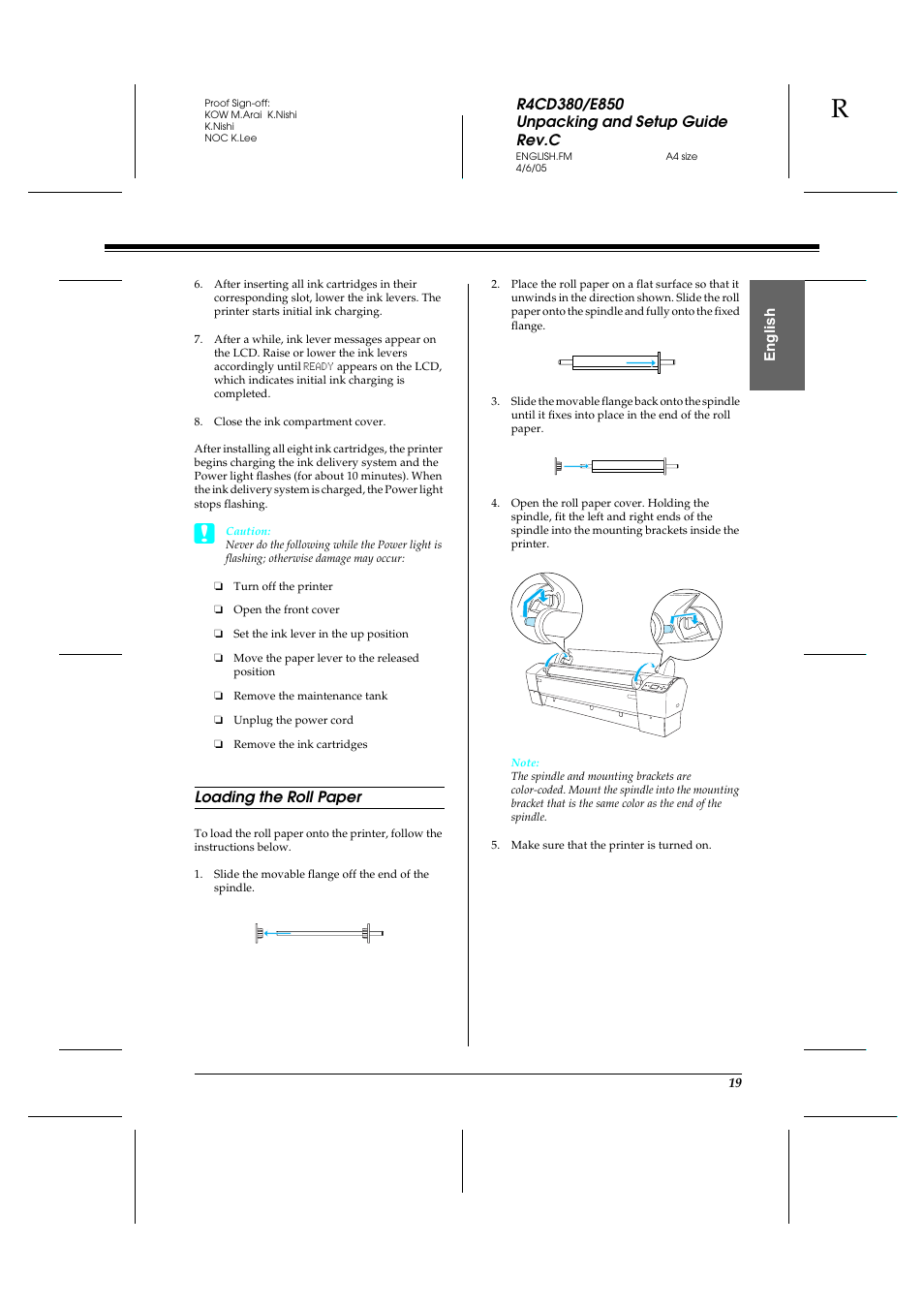 Epson 7800 User Manual | Page 19 / 27