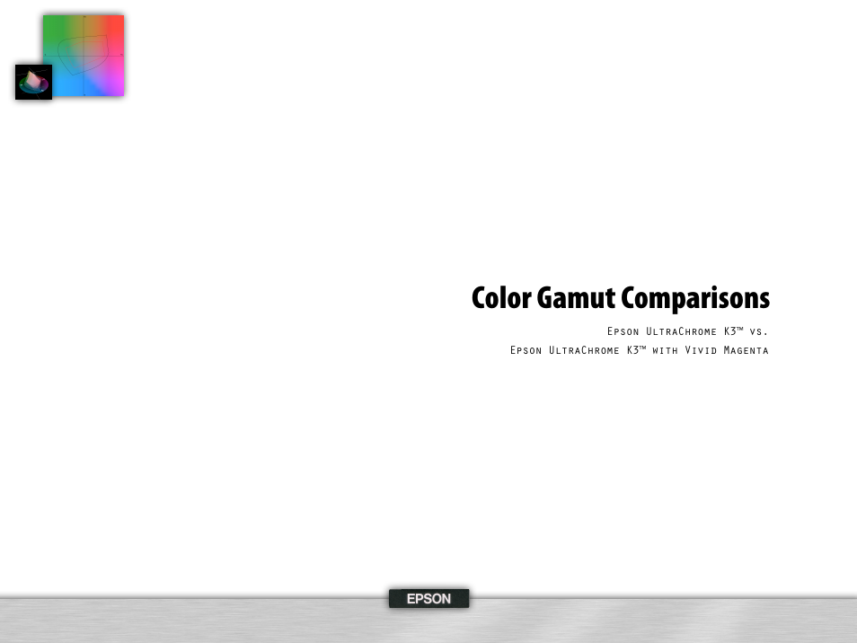 Color gamut comparisons | Epson 995 User Manual | Page 12 / 52