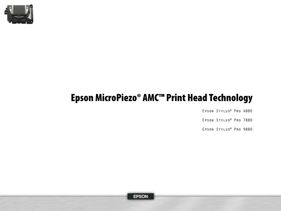 Epson micropiezo® amc™ print head technology | Epson 995 User Manual | Page 34 / 52