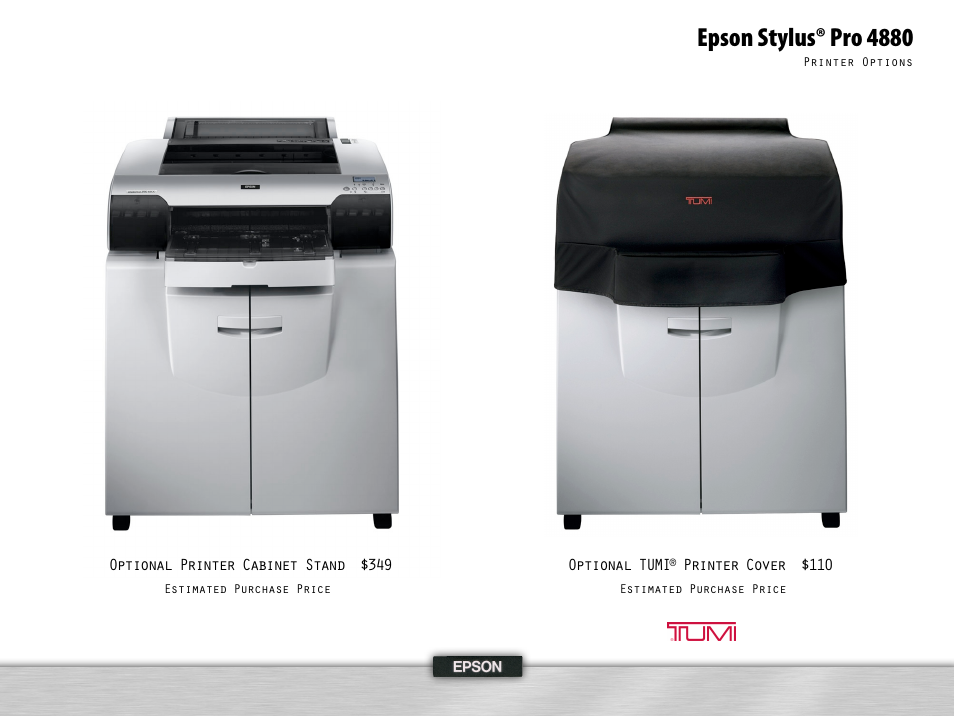 Epson stylus® pro 4880 | Epson 995 User Manual | Page 5 / 52