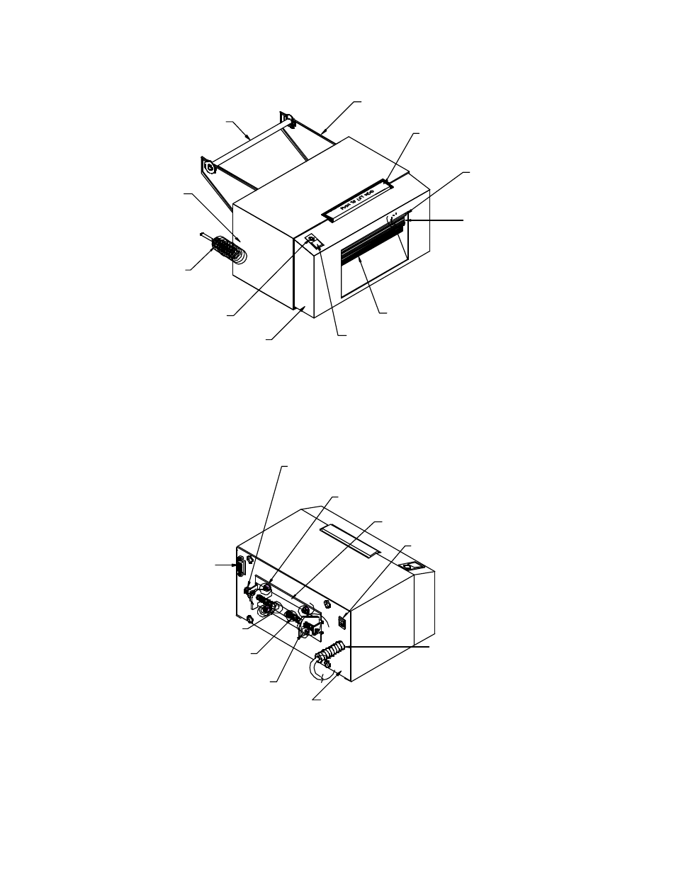 Chapter 1 features and specifications, 410 operators manual 7, Front view figure 1 rear view figure 2 | Epson 410 User Manual | Page 13 / 104