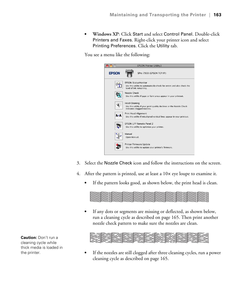 Epson STYLUS 7900 User Manual | Page 163 / 238