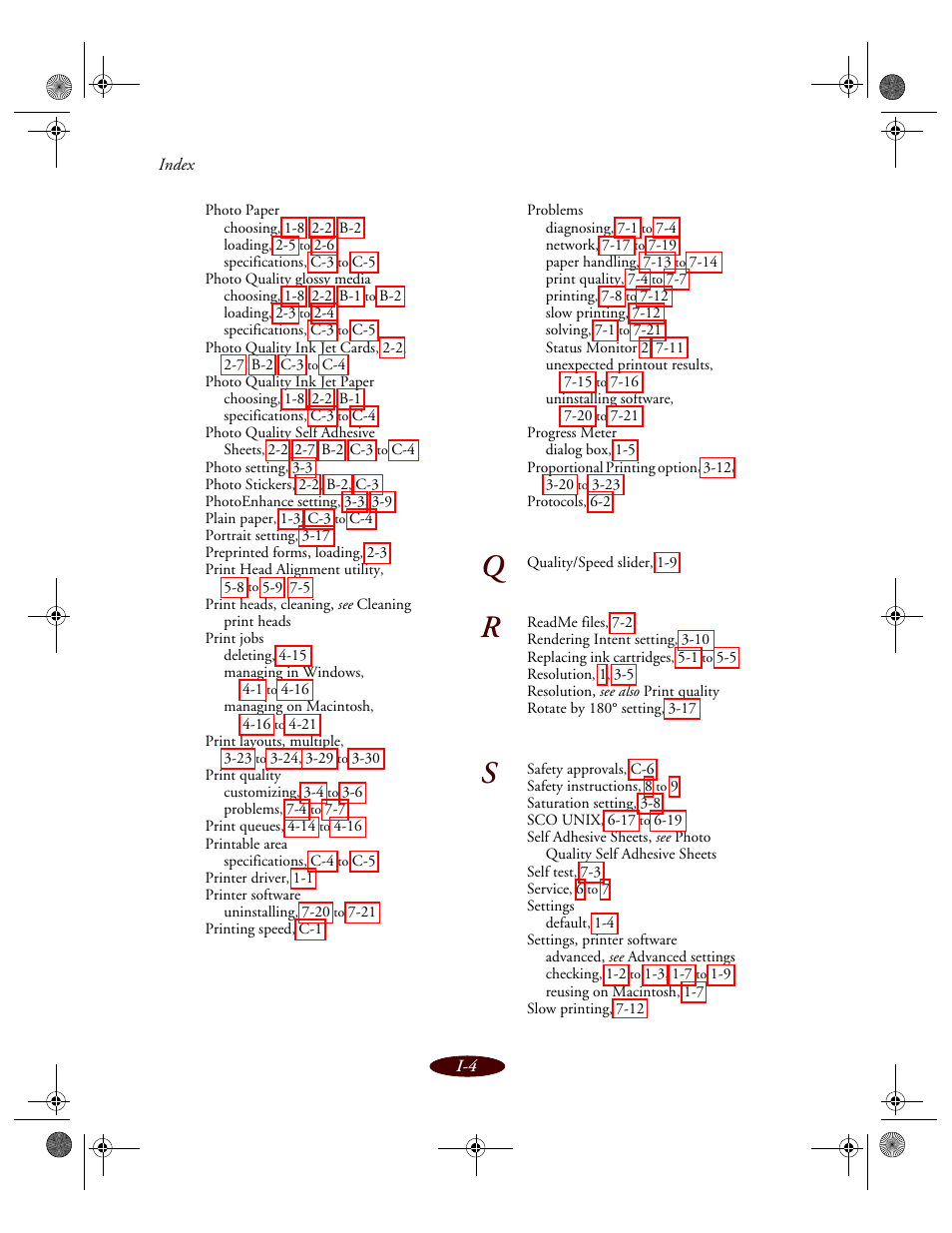 Epson 850N User Manual | Page 178 / 179