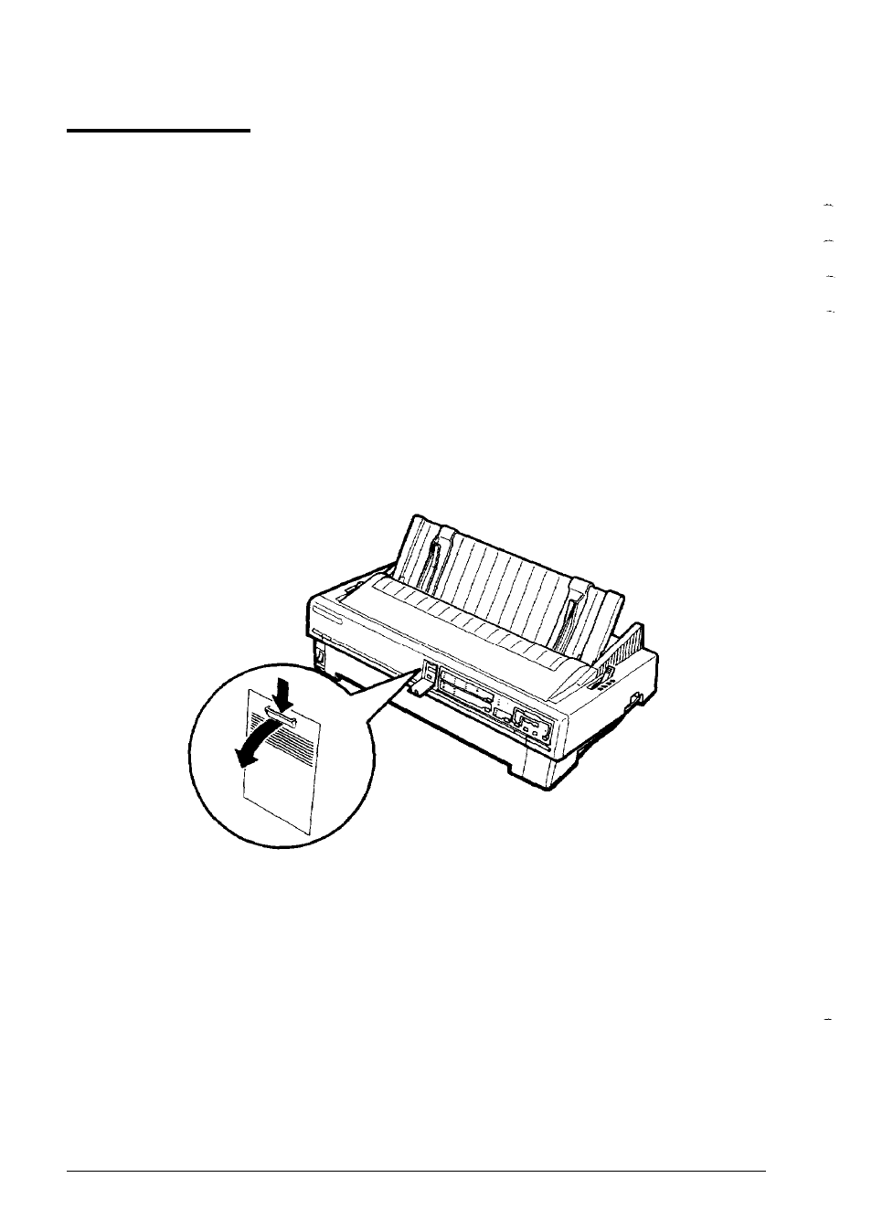 Dip switches, Changing a dip-switch setting | Epson 1170 User Manual | Page 62 / 159