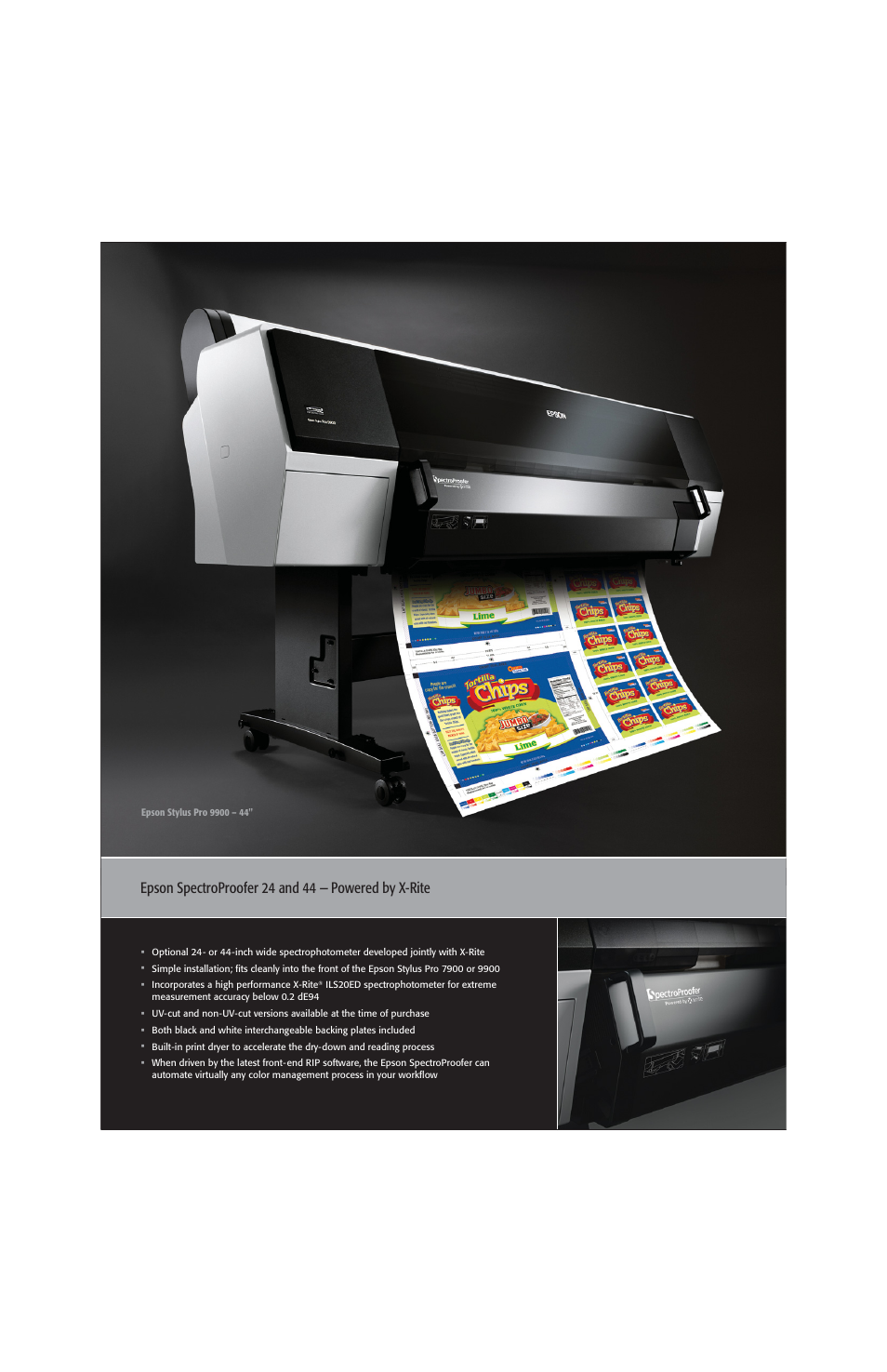Epson spectroproofer 24 and 44 — powered by x-rite | Epson STYLUS 9900 User Manual | Page 4 / 8