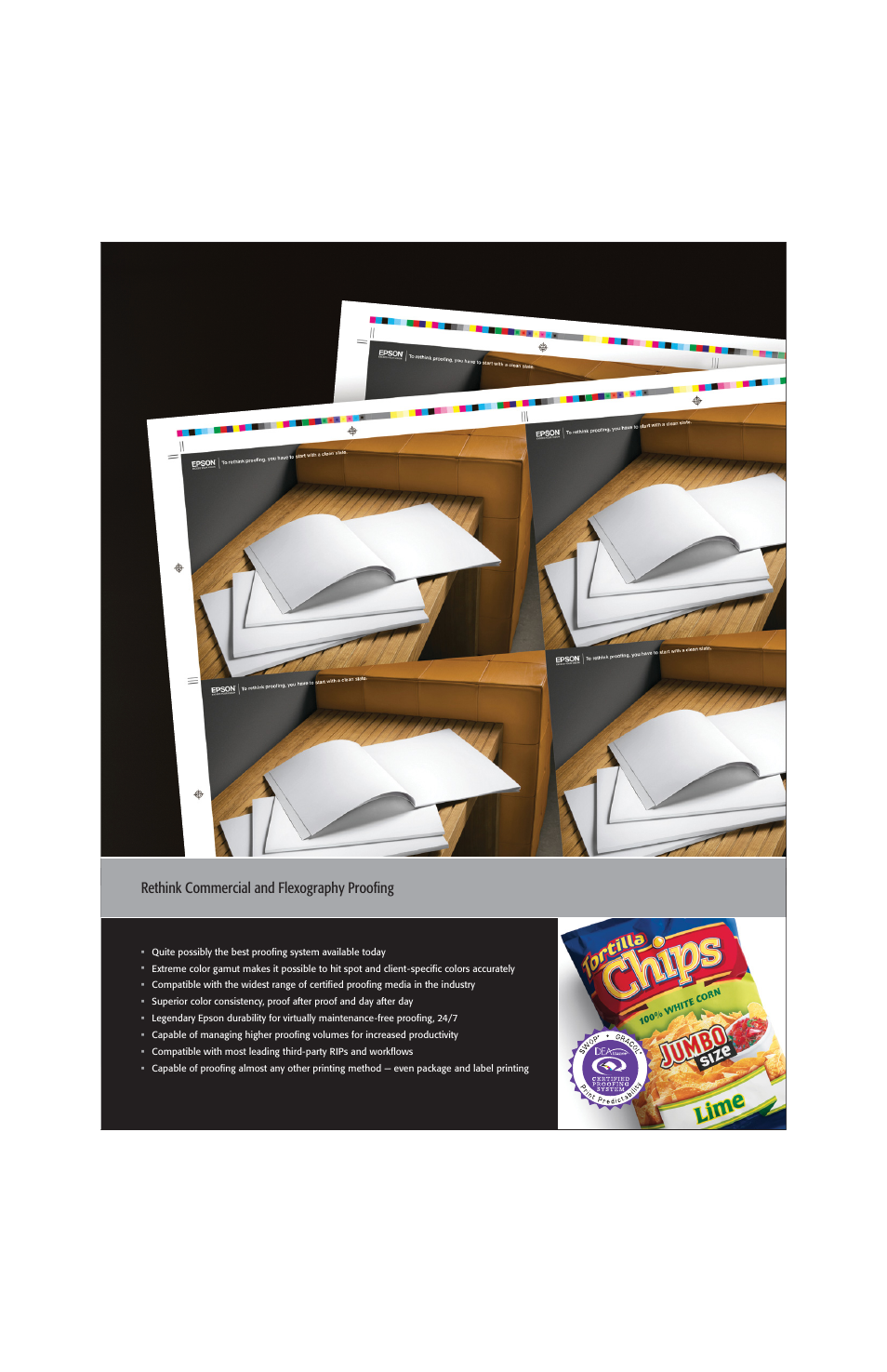 Rethink commercial and flexography proofi ng | Epson STYLUS 9900 User Manual | Page 5 / 8