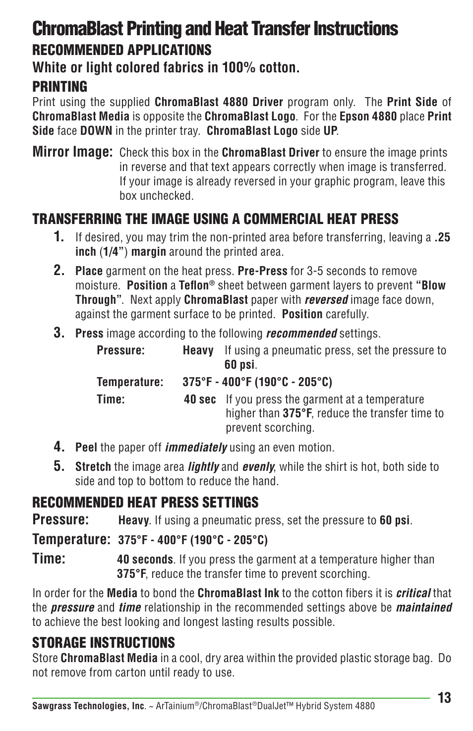 Epson DUALJET HYBRID SYSTEM PRO 4880 User Manual | Page 23 / 72