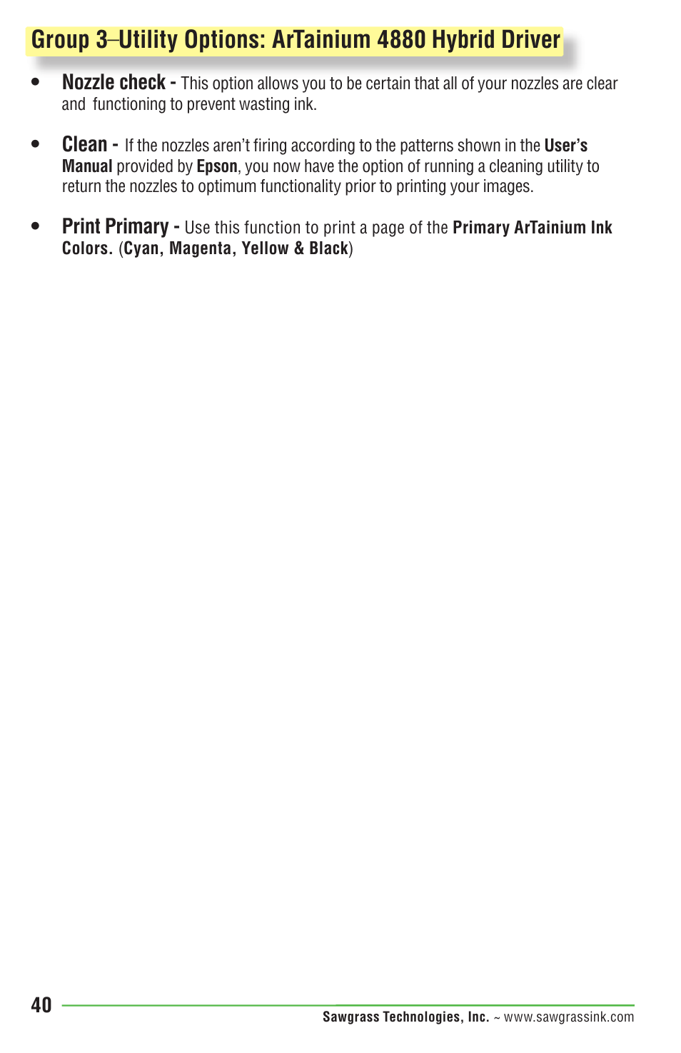 Epson DUALJET HYBRID SYSTEM PRO 4880 User Manual | Page 50 / 72