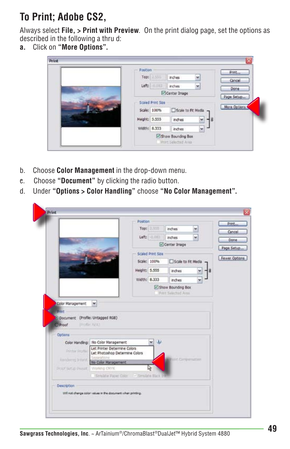 Epson DUALJET HYBRID SYSTEM PRO 4880 User Manual | Page 59 / 72