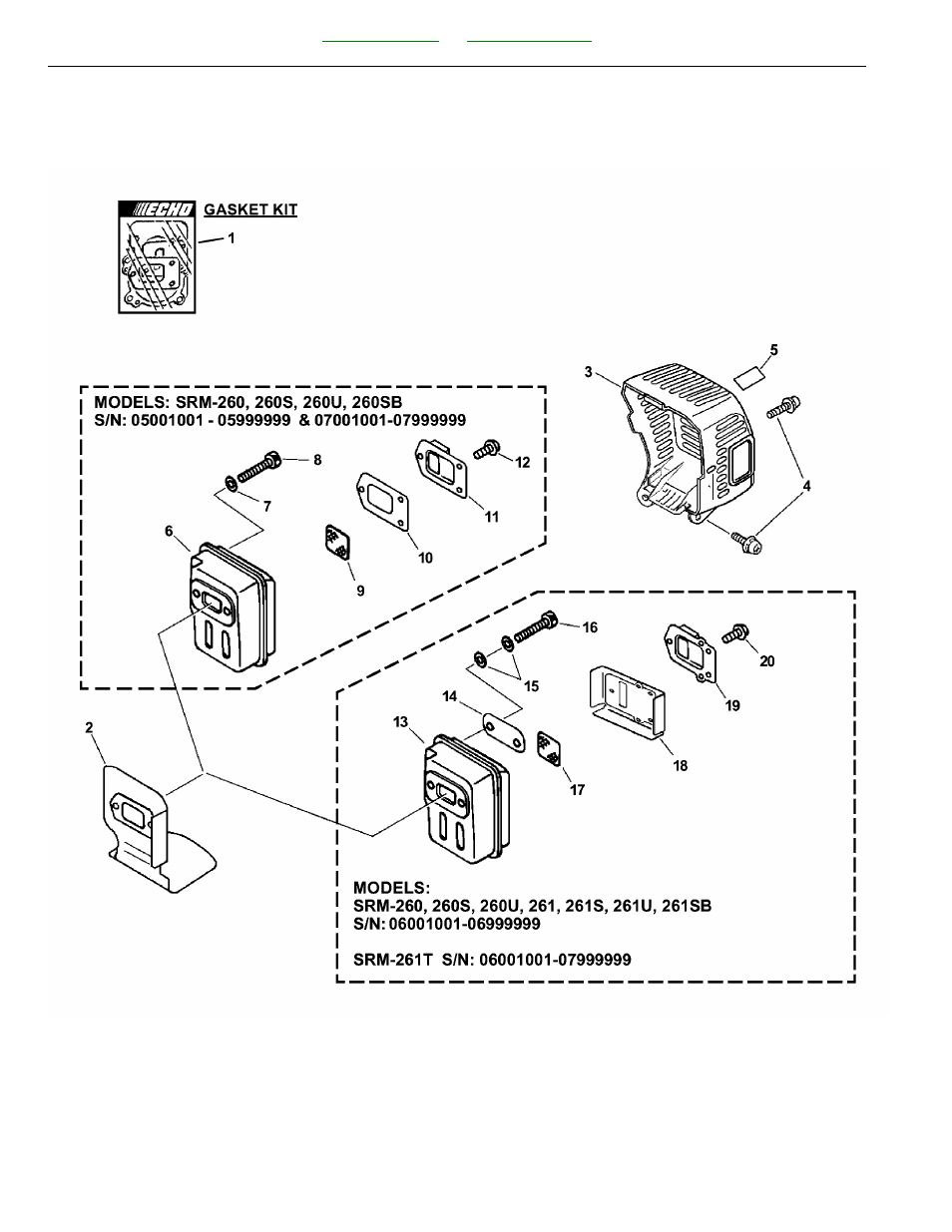 Exhaust | Echo 99944200 User Manual | Page 16 / 28