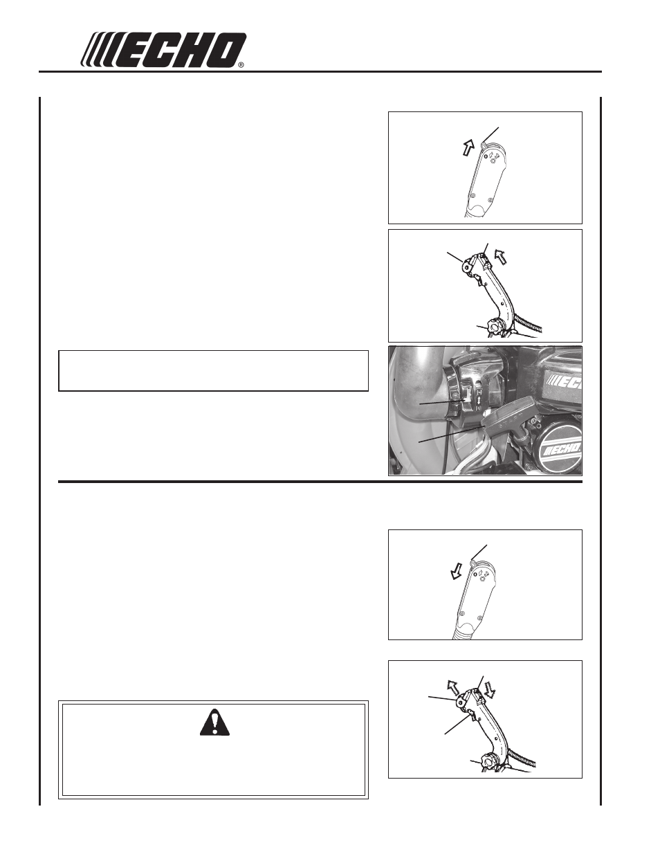 Starting warm engine, Stopping engine | Echo PB-755T User Manual | Page 16 / 28