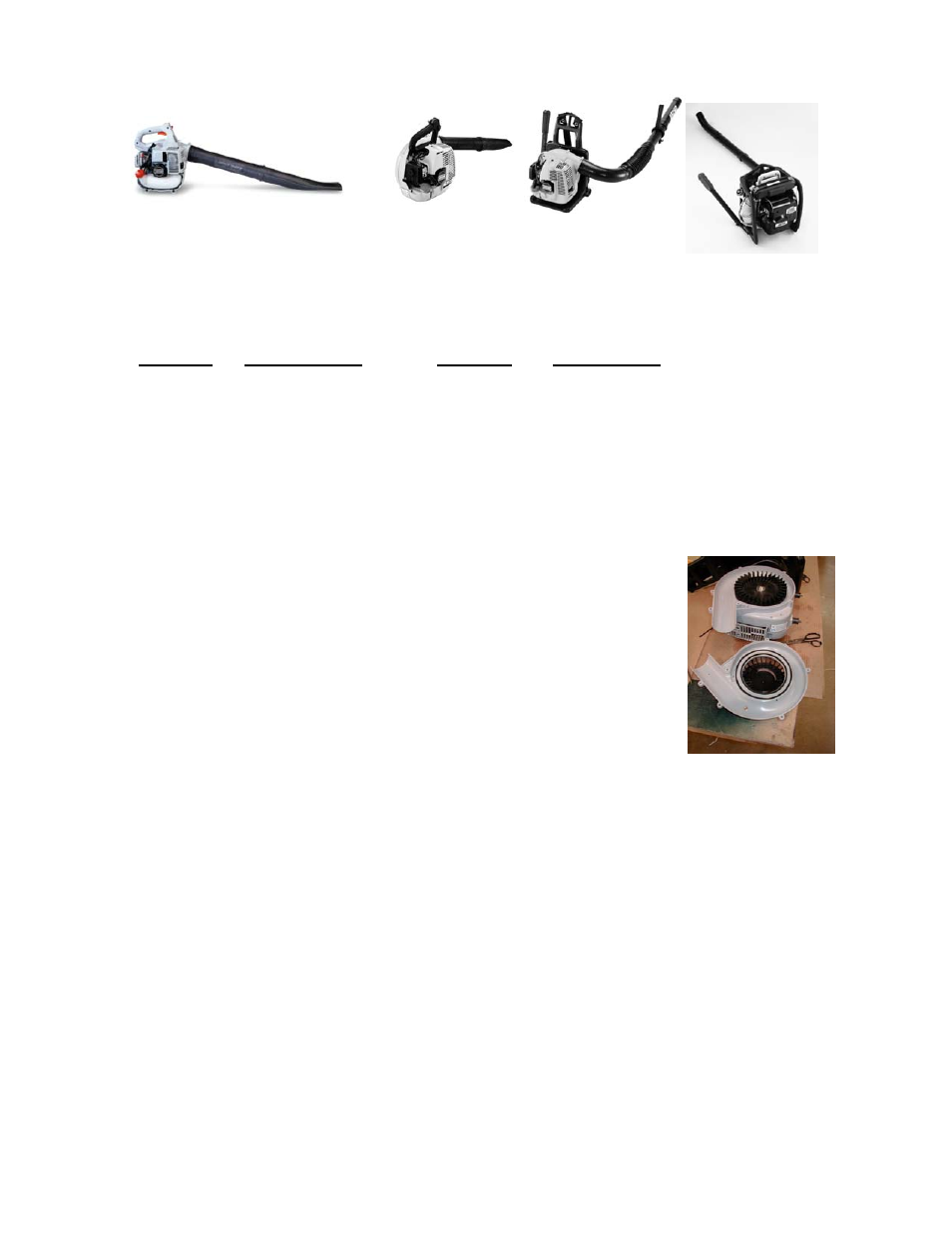 Blowers pictured below are 65db(a), Pb-200 pb-230ln pb-260l pb-460ln, Echo offers many sound reduced blowers | Guidelines for proper leaf blower use | Echo LEAF BLOWER User Manual | Page 8 / 13