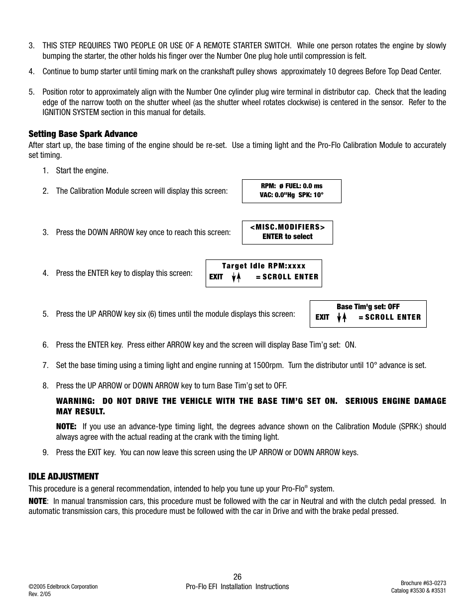 Edelbrock 3530 User Manual | Page 26 / 33