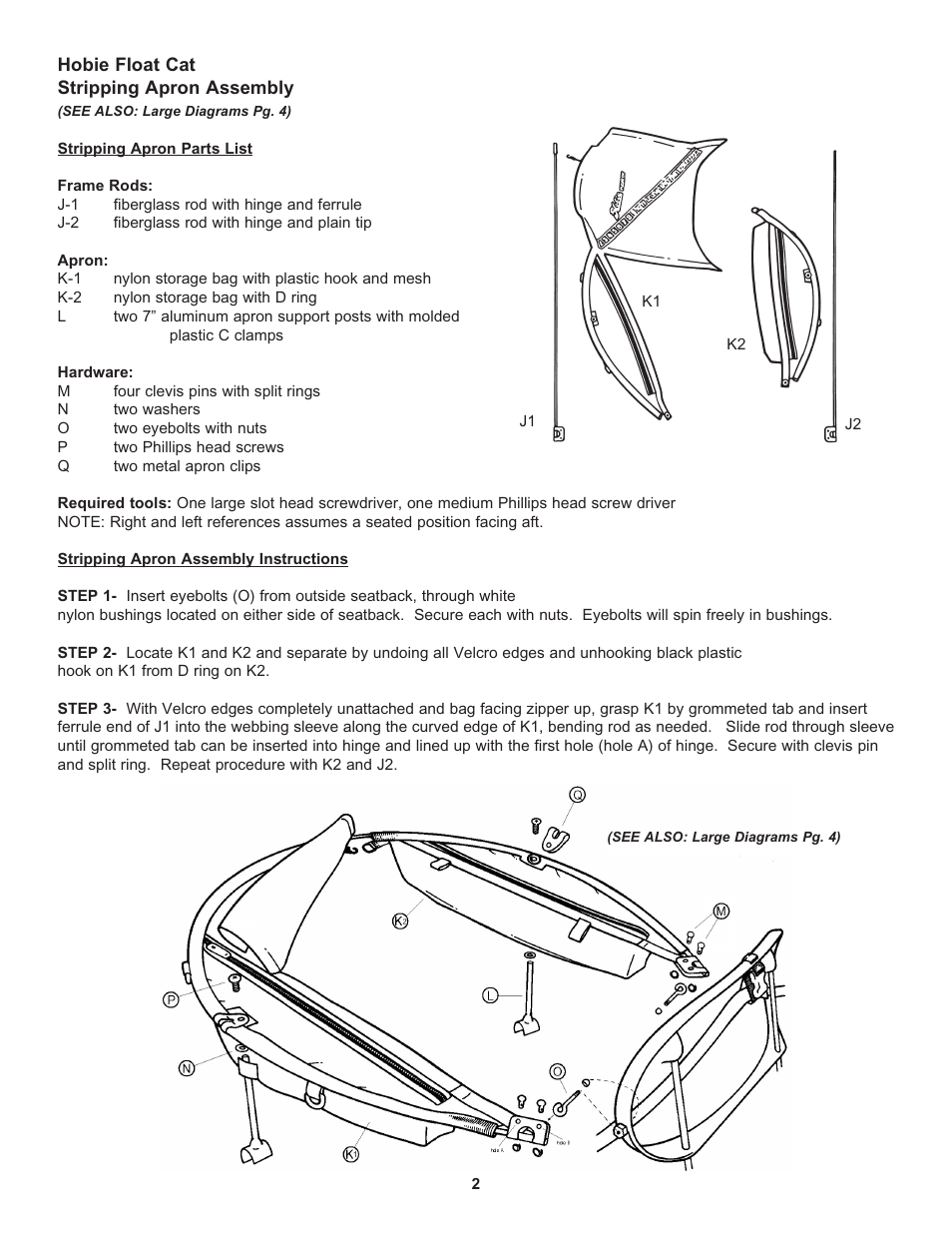Hobie Stripping Apron User Manual | Page 2 / 5