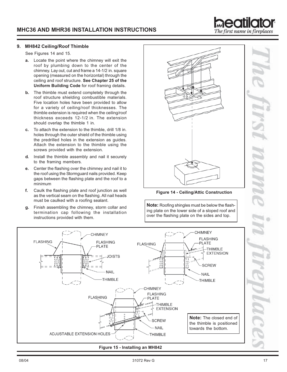 Mhc36 and mhr36 installation instructions | Heart & Home Collectables MHR36 User Manual | Page 17 / 28