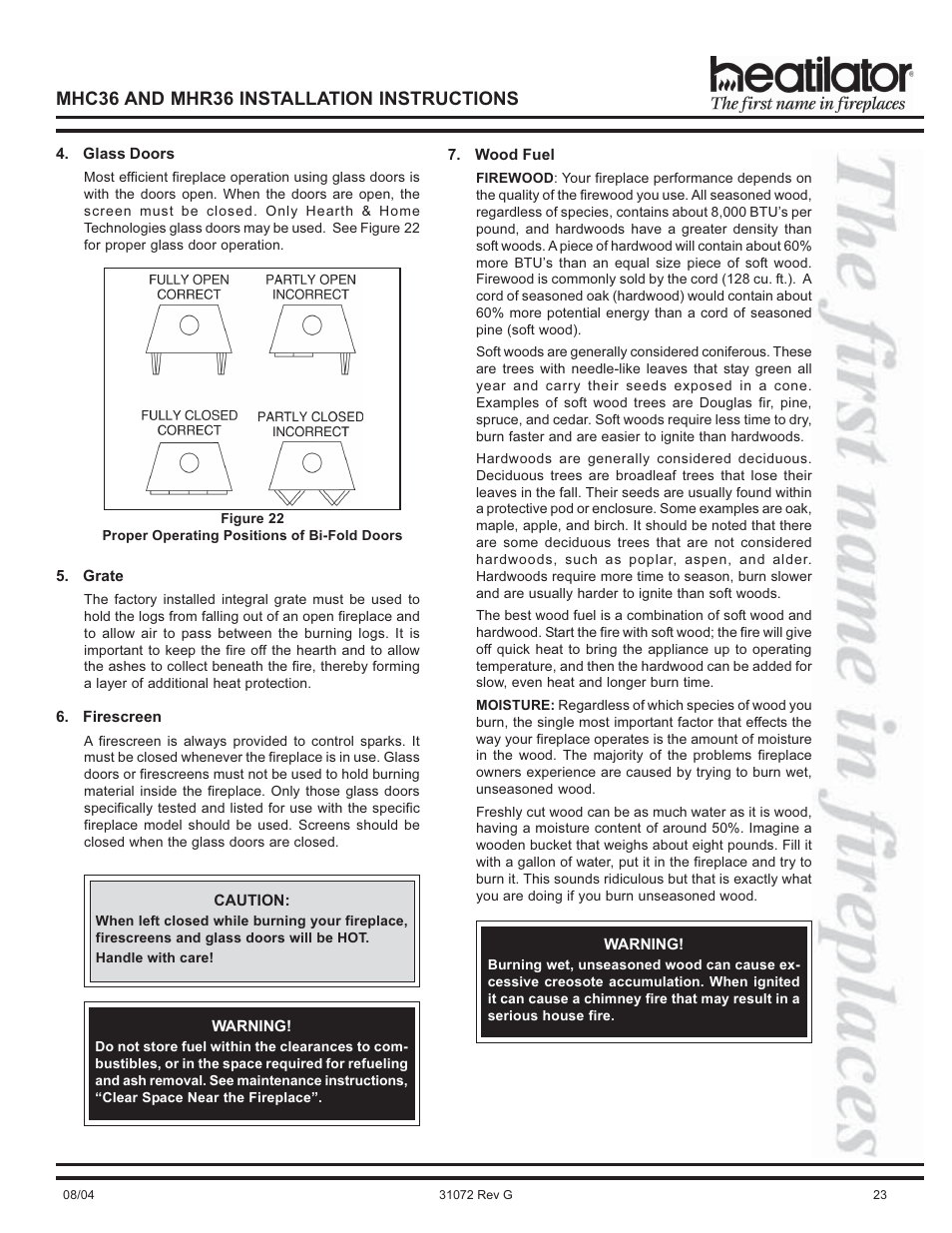 Mhc36 and mhr36 installation instructions | Heart & Home Collectables MHR36 User Manual | Page 23 / 28