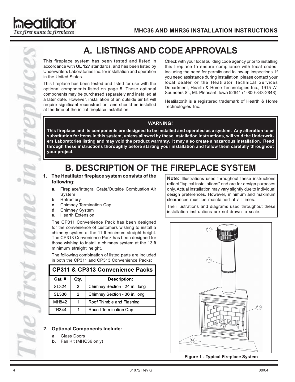 Mhc36 and mhr36 installation instructions | Heart & Home Collectables MHR36 User Manual | Page 4 / 28