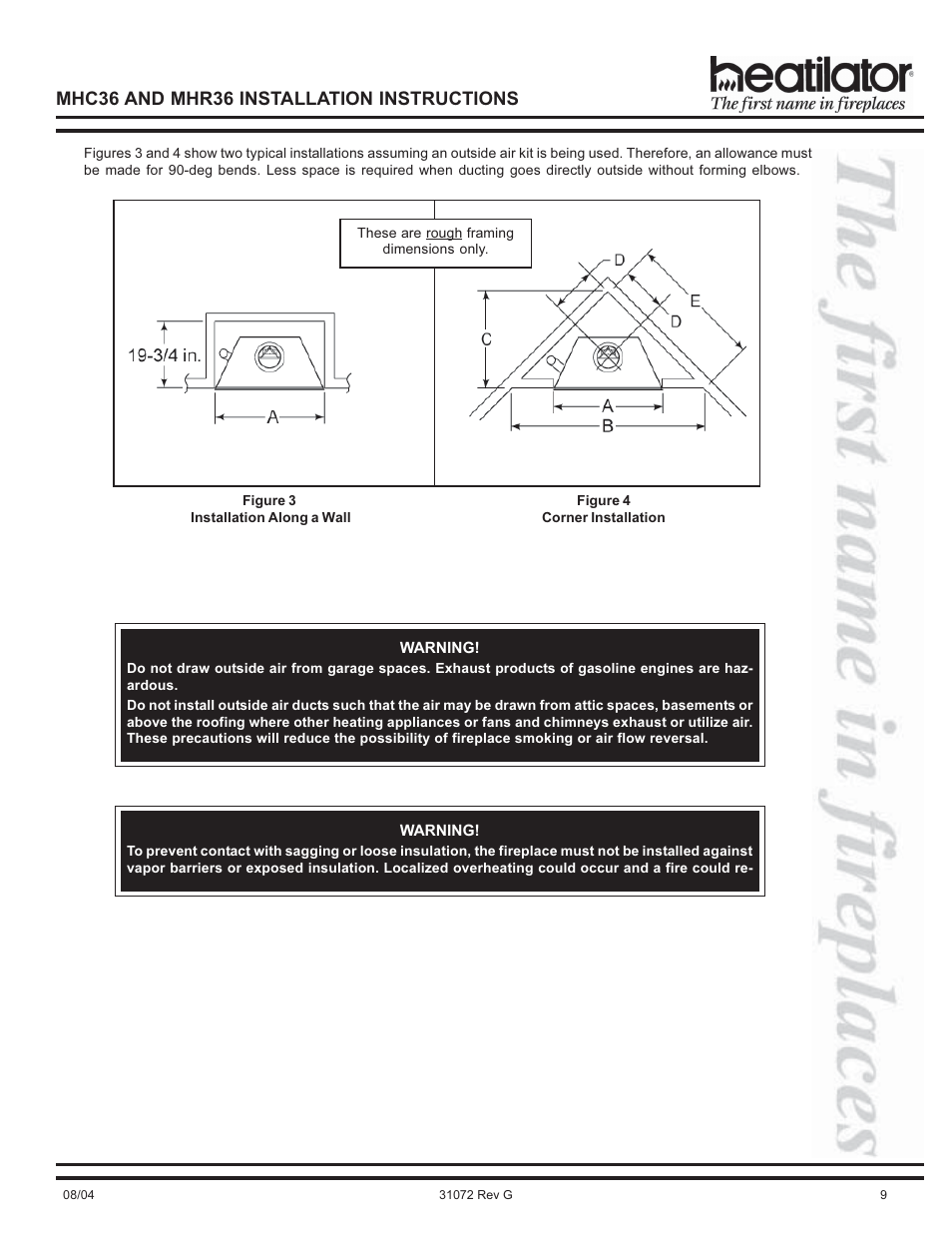 Mhc36 and mhr36 installation instructions | Heart & Home Collectables MHR36 User Manual | Page 9 / 28