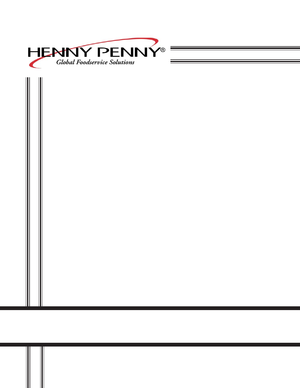 Henny Penny BFR/BCR-350 User Manual | 34 pages