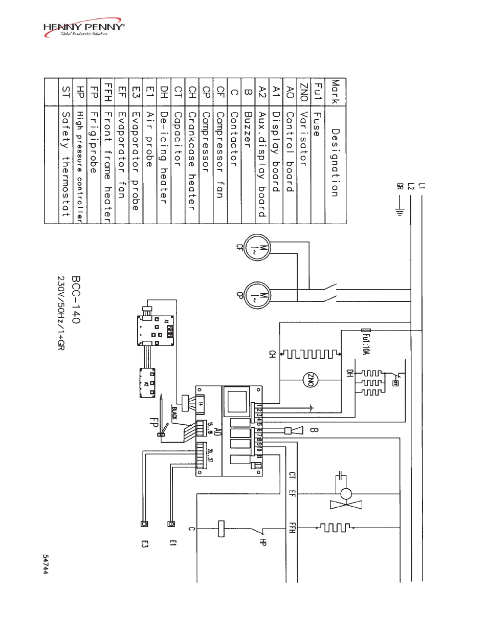 Henny Penny BLAST CHILLER/FREEZER BCC/BCR-175 User Manual | Page 14 / 21