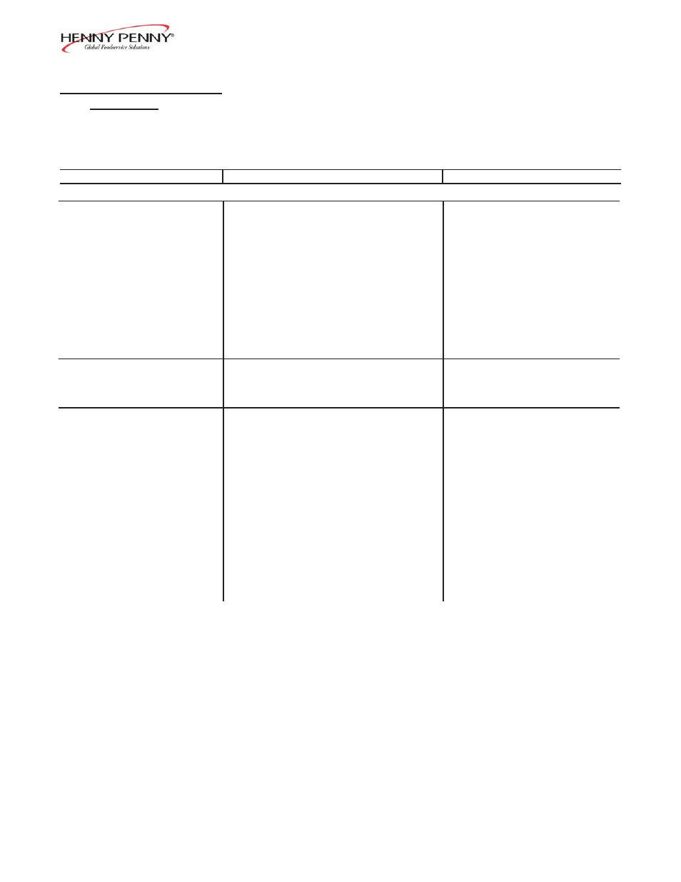 Henny Penny BLAST CHILLER/FREEZER BCC/BCR-175 User Manual | Page 6 / 21