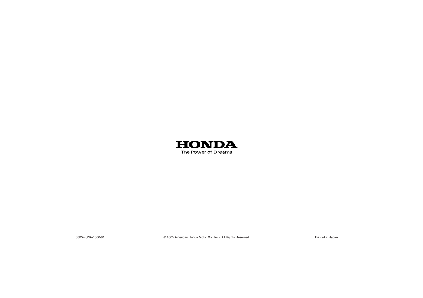 HONDA Bass Speaker System 08B54-SNA-1000-81 User Manual | Page 7 / 7