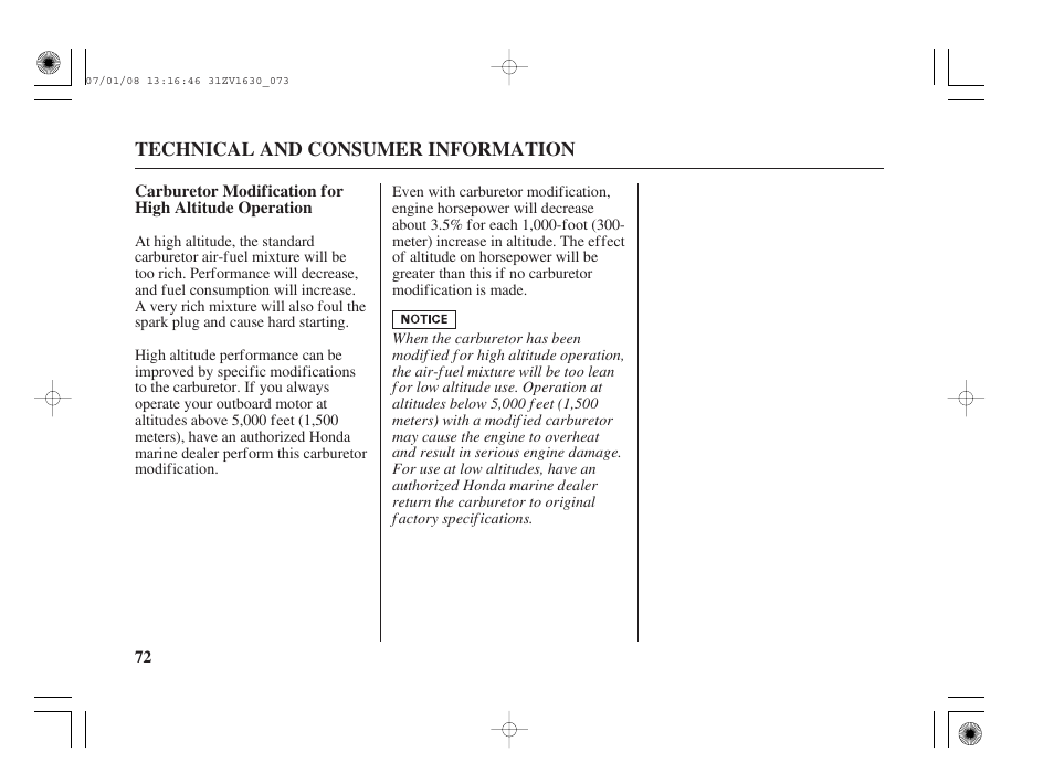 HONDA Outboard Motor BF5A User Manual | Page 74 / 95