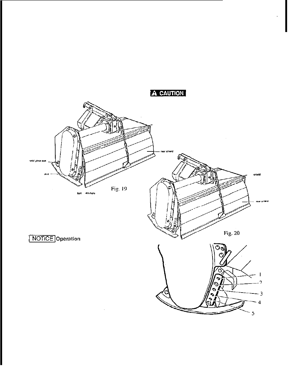 Tiller adjustments, Depth adjustment, Rear shield adjustment | HONDA TL5040 User Manual | Page 12 / 24