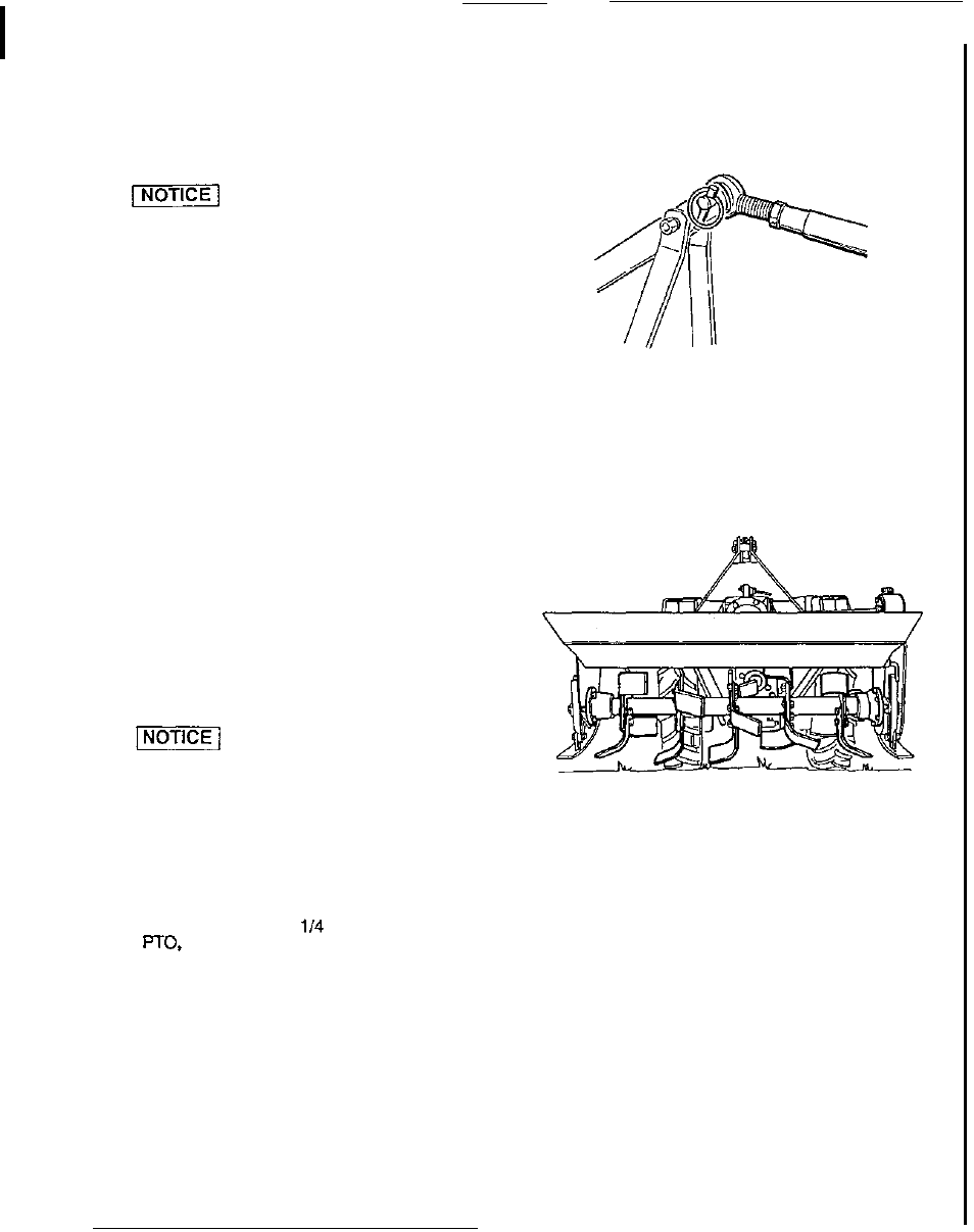 Three pont hitch adjustment, Height adjustment, Upper link adjustment | Lift rod adjustment, Tilling, Three point hitch adjustments, Three point hitch adjustment | HONDA TL5040 User Manual | Page 13 / 24