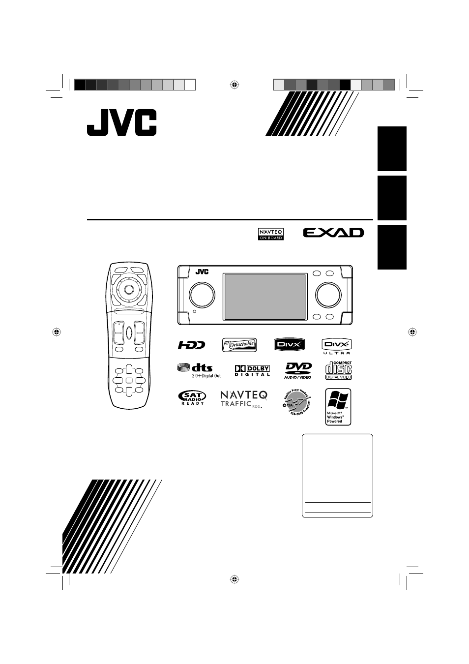 JVC KD-NX5000- User Manual | 357 pages