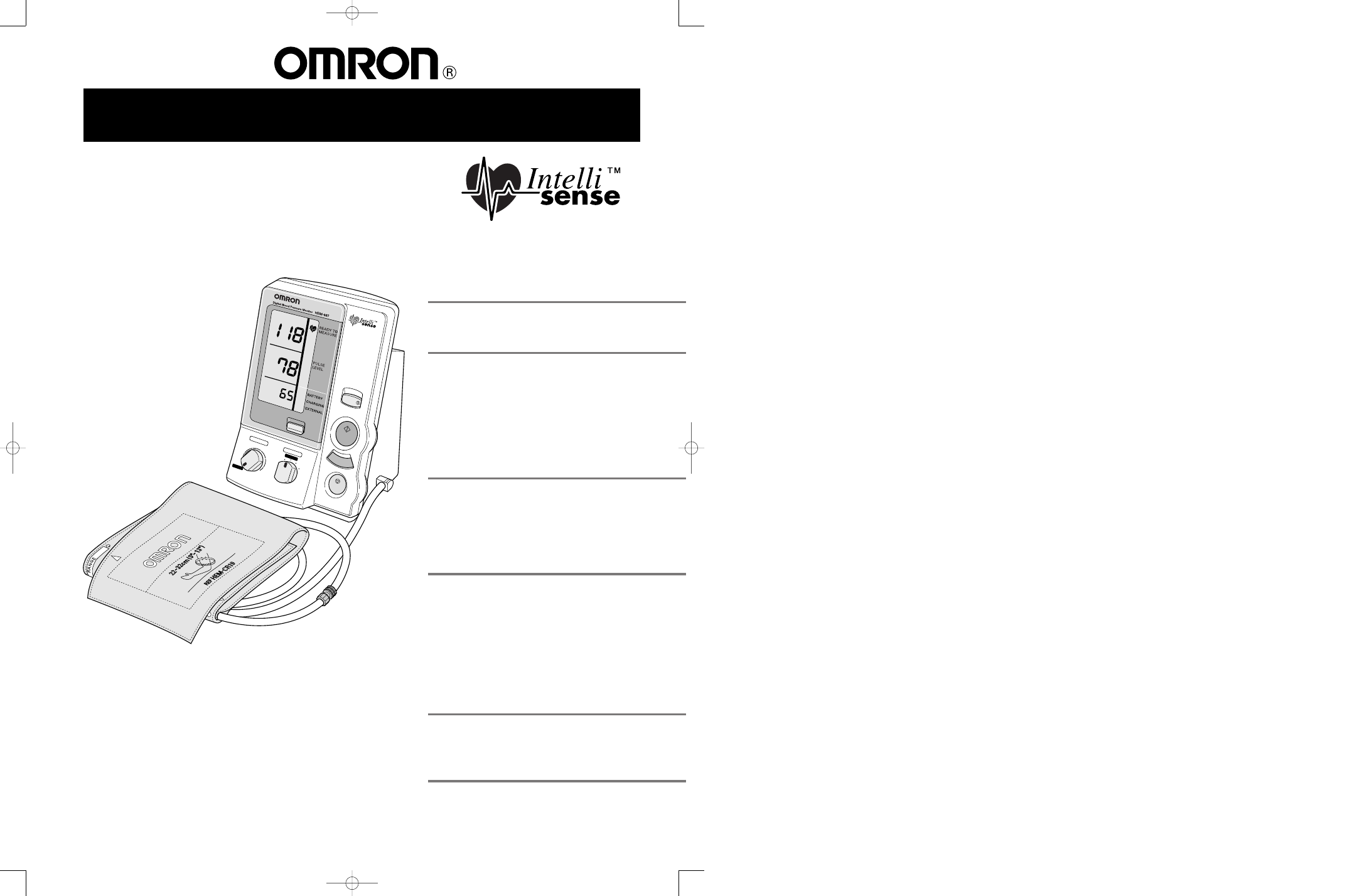 Omron Healthcare HEM-907XL User Manual | 17 Pages