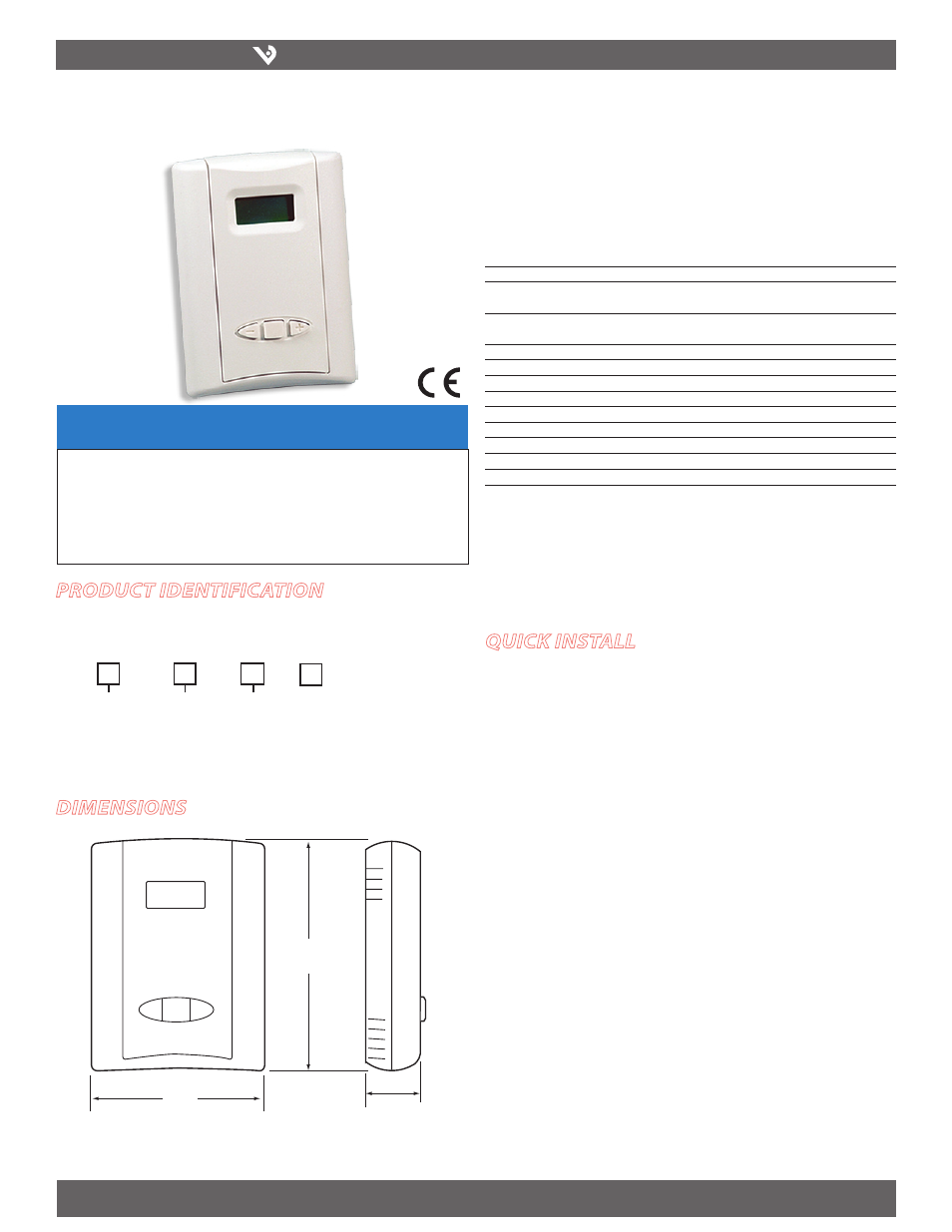 Veris Industries HWS SERIES Install User Manual | 3 Pages