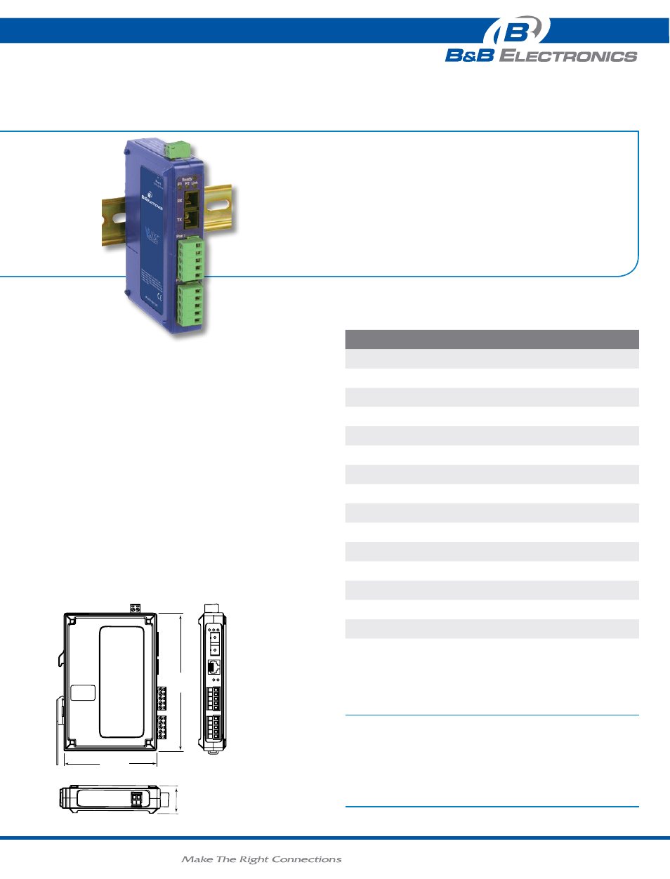 B&B Electronics MESR900 Series - Fiber Models - Datasheet User Manual ...