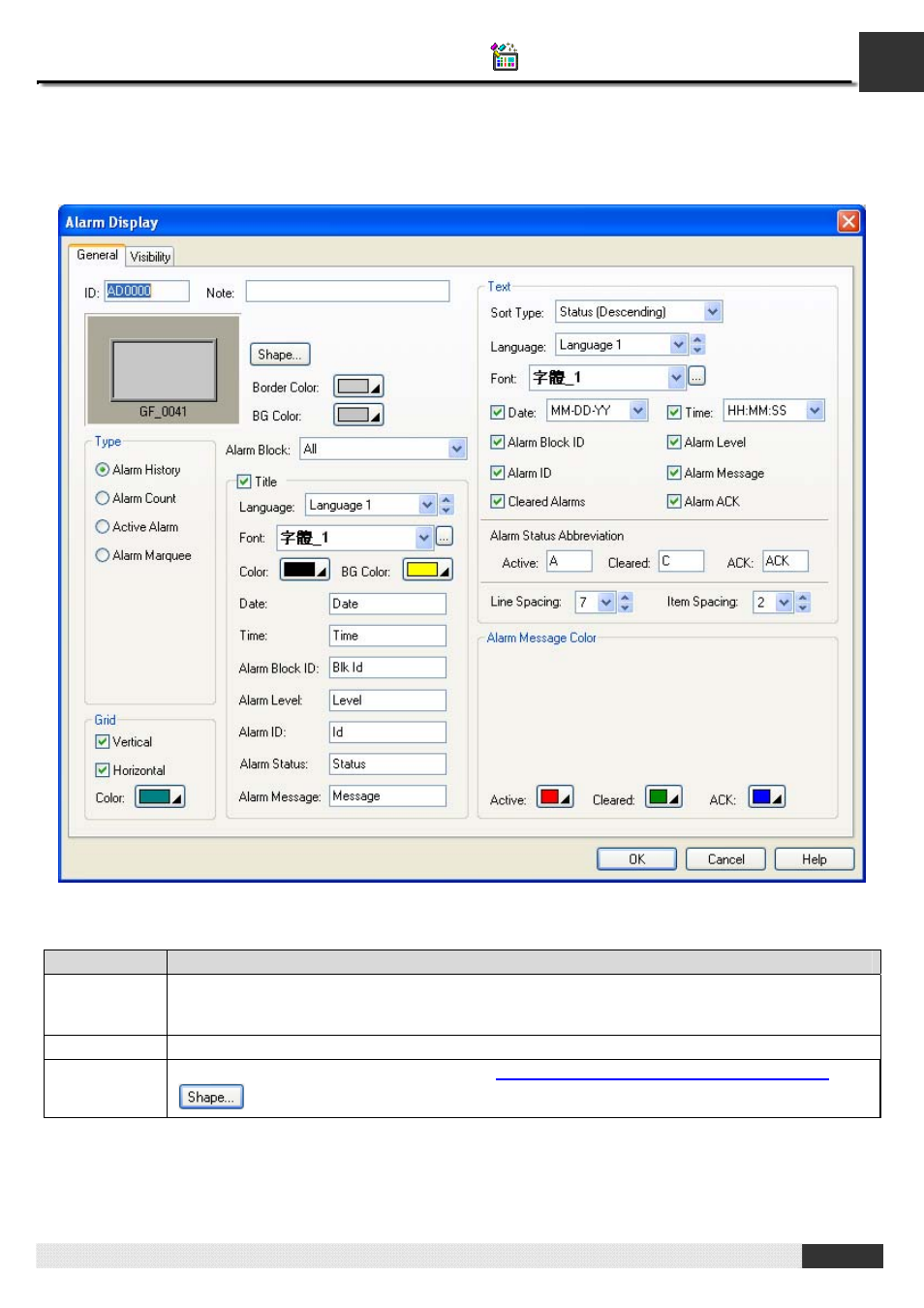 background image