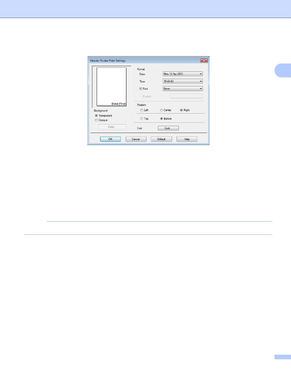 background image