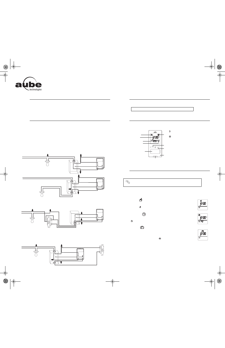 aube-technologies-ti073-user-manual-4-pages