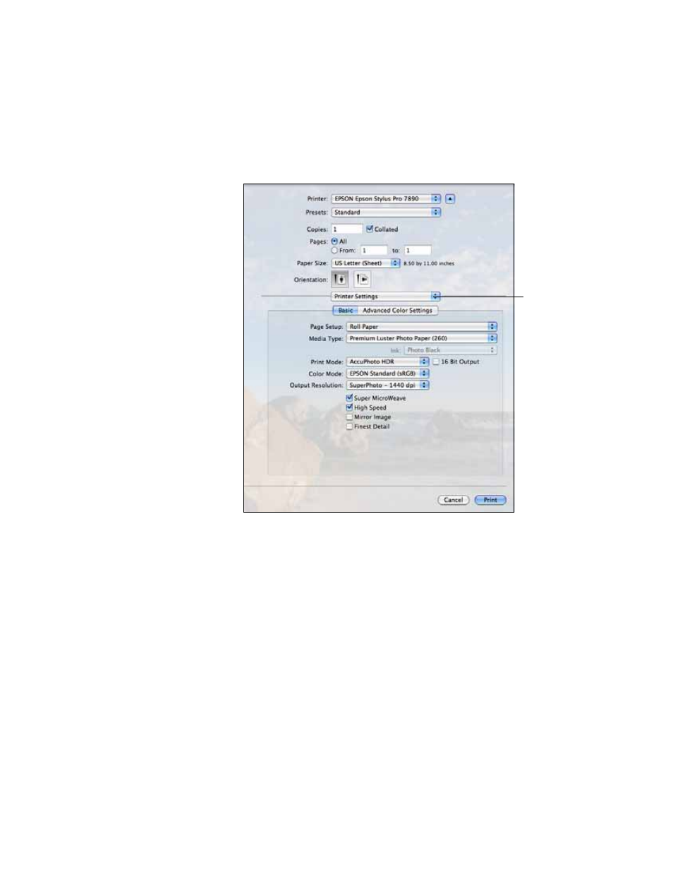 background image