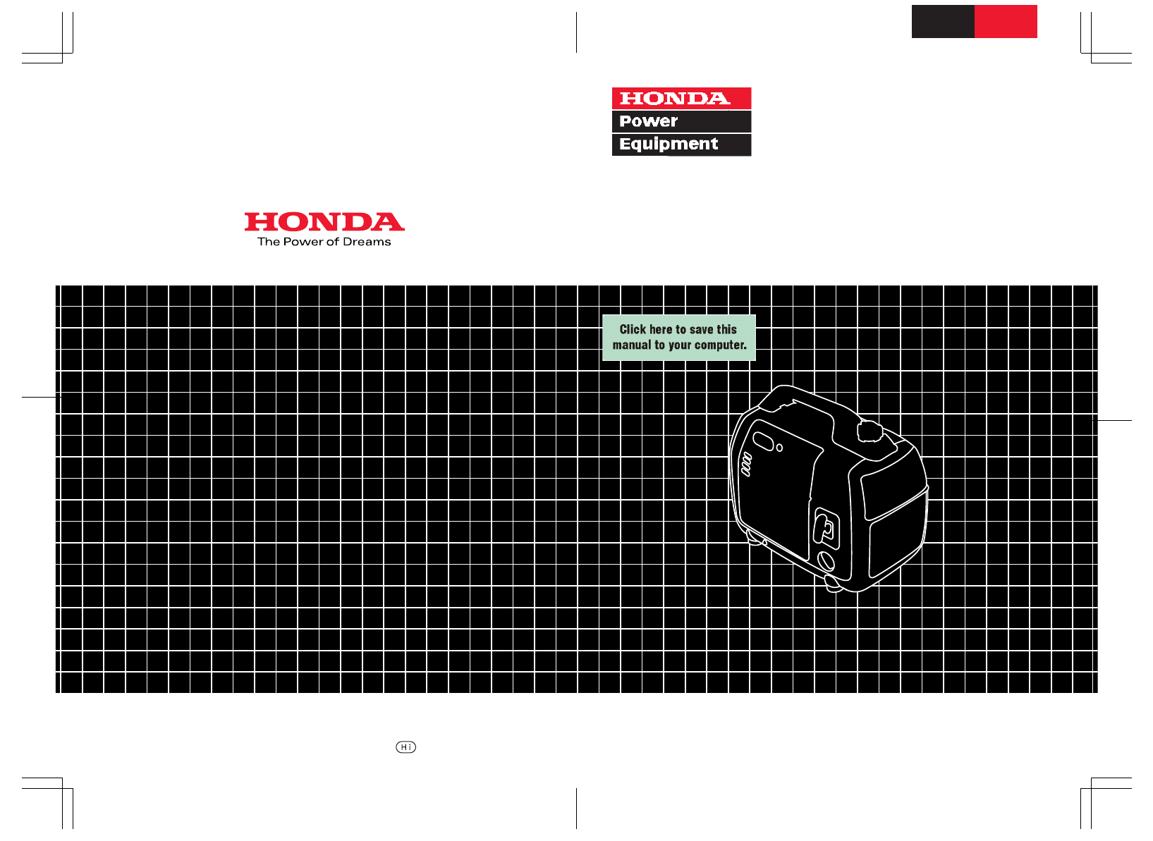 HONDA EU2000i User Manual 63 pages