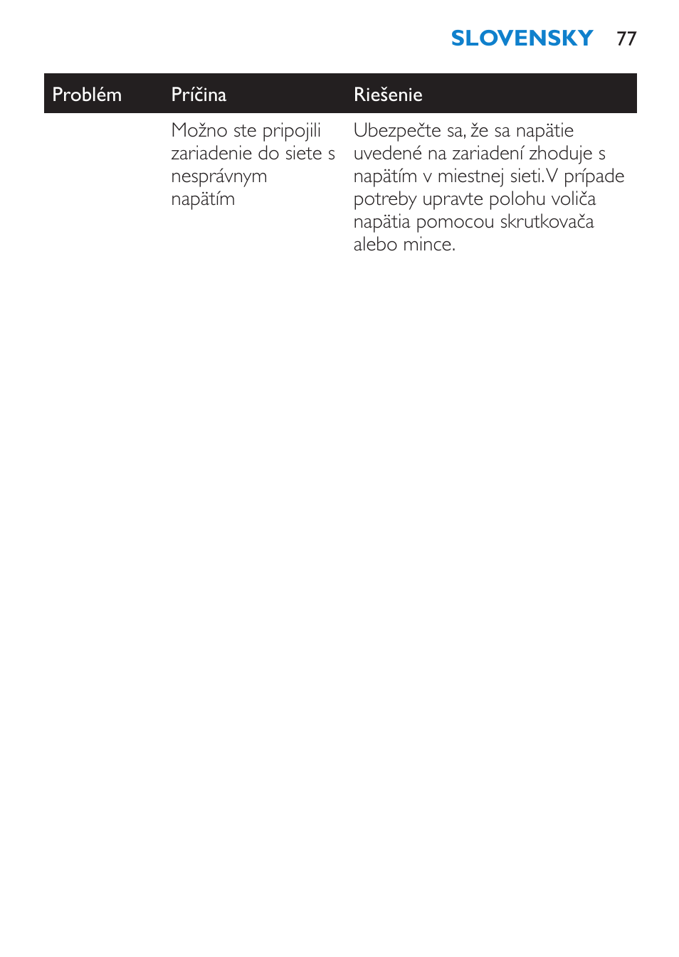 Philips HP 4940 User Manual | Page 77 / 96