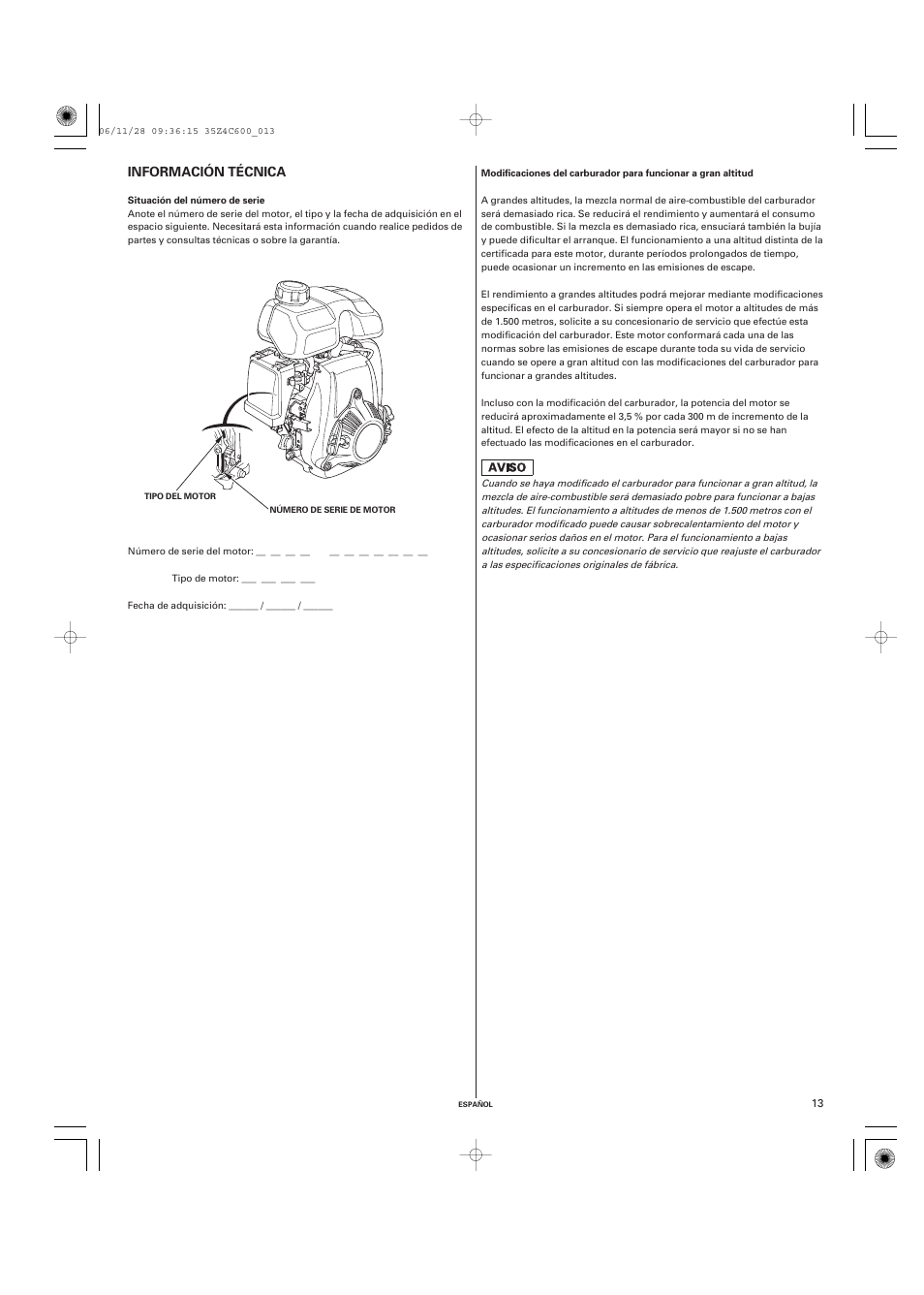 HONDA GXH50 User Manual | Page 45 / 48