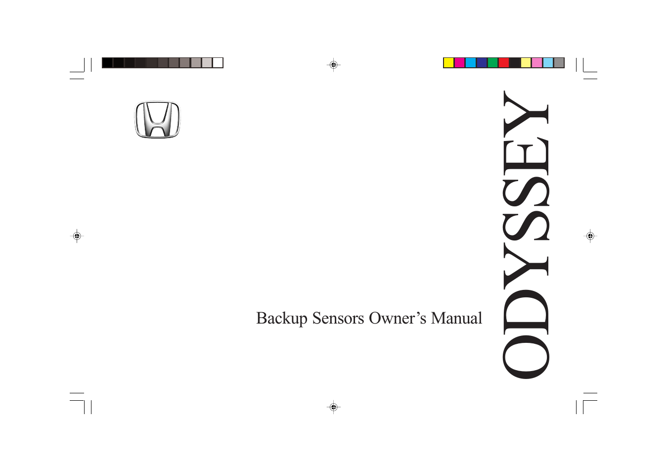 HONDA Backup Sensors 08V67-SHJ-1000-81 User Manual | 16 pages